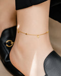 Gold Star Charm Anklet