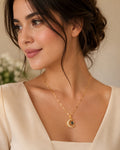 Crescent Moon Pendant Necklace