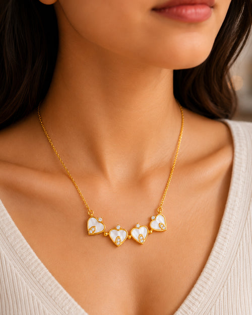 Convertible Mother of Pearl Clover Pendant